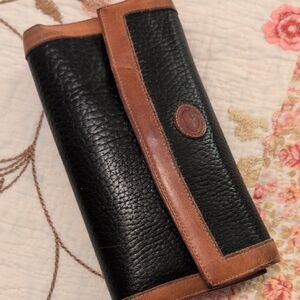 Black and Brown Leather Wallet